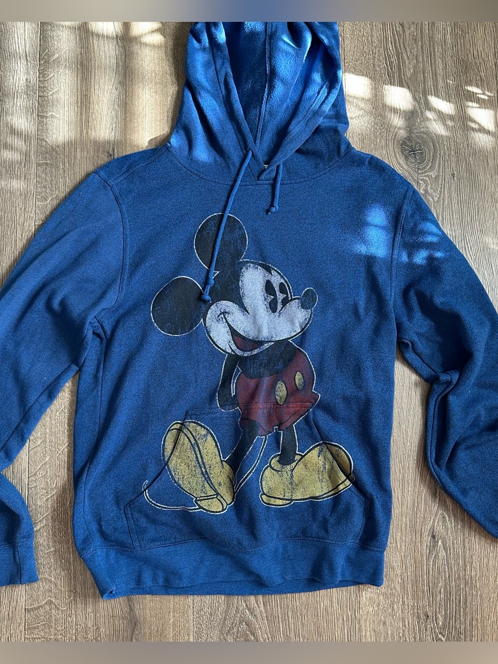 Disney Parks Vintage Style  Mickey Mouse Hoodie Size Medium